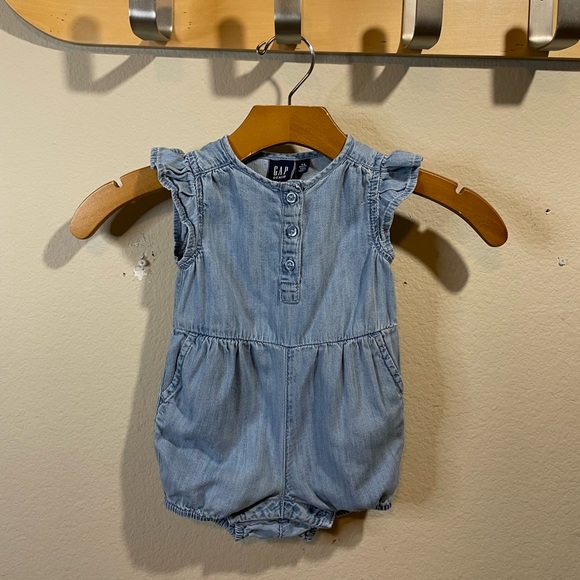 Other - Gap Denim 3-6m Baby Short Romper